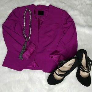 The Limited Magenta Blazer